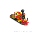 Ancient steam engine locomotive for scenic spots